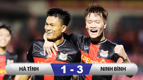 Kết quả Hà Tĩnh 1-3 Ninh Bình: Tân binh bùng nổ bất thình lình